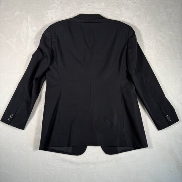 Armani Collezioni Blazer Men Size 44R Black 3-Button Jacket Neiman Marcus Italy - Picture 13 of 14